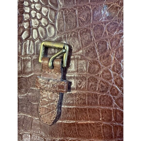 MULBERRY Vintage Brown Congo Leather Briefcase / Messenger Bag - ENGLAND - Picture 8 of 16